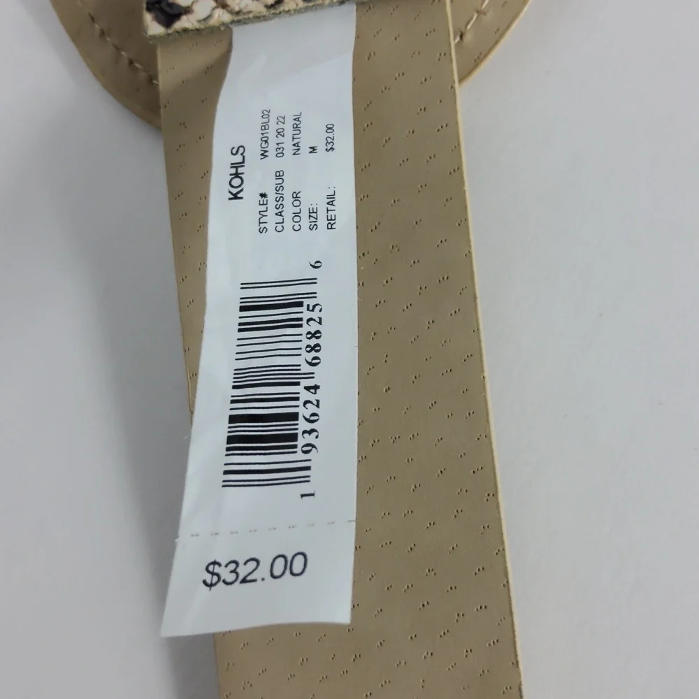 Kohl's Reptile Print Women's Belt 40